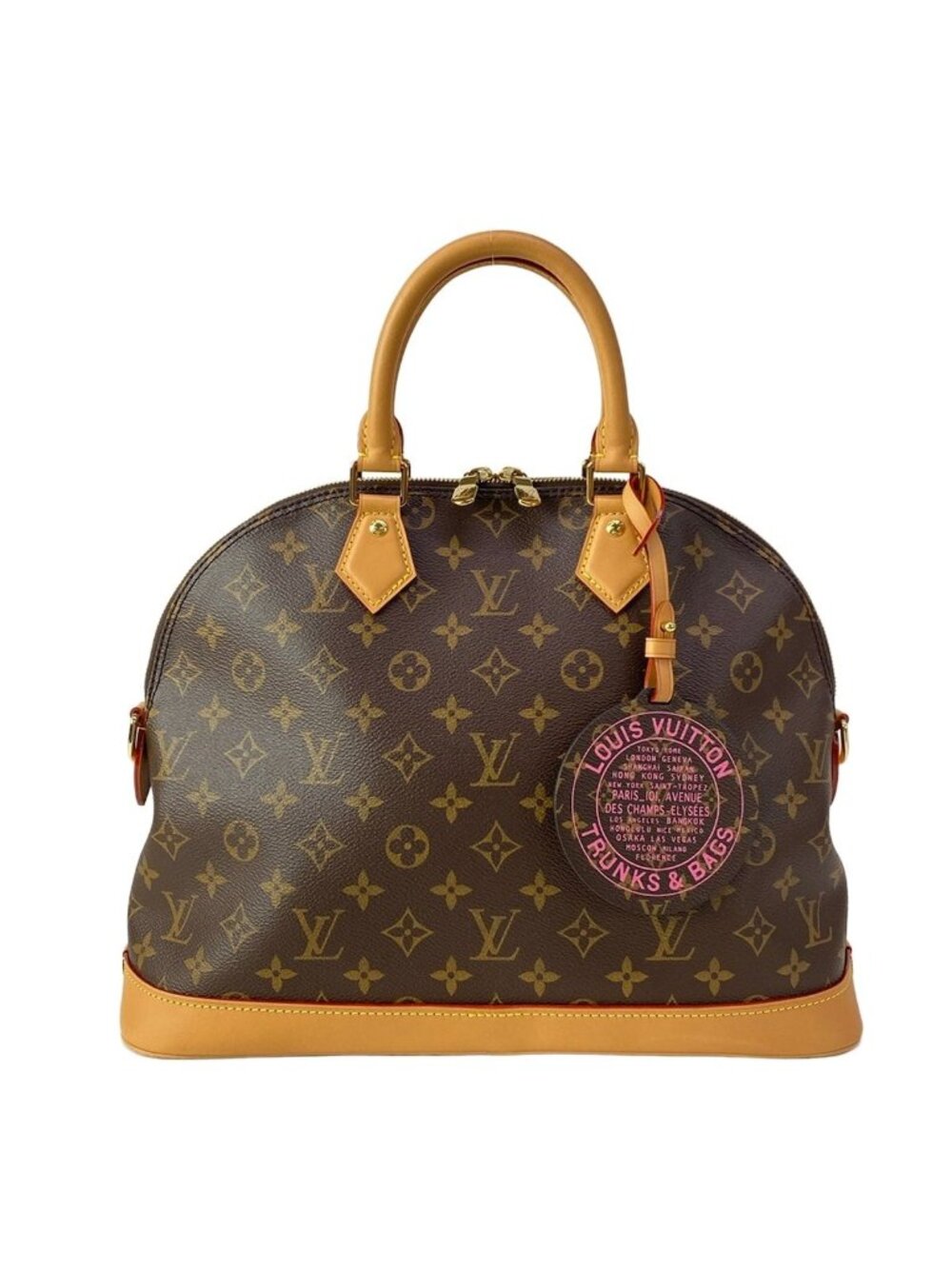 Louis Vuitton Handbag Monogram Alma Soft MM Cowhide